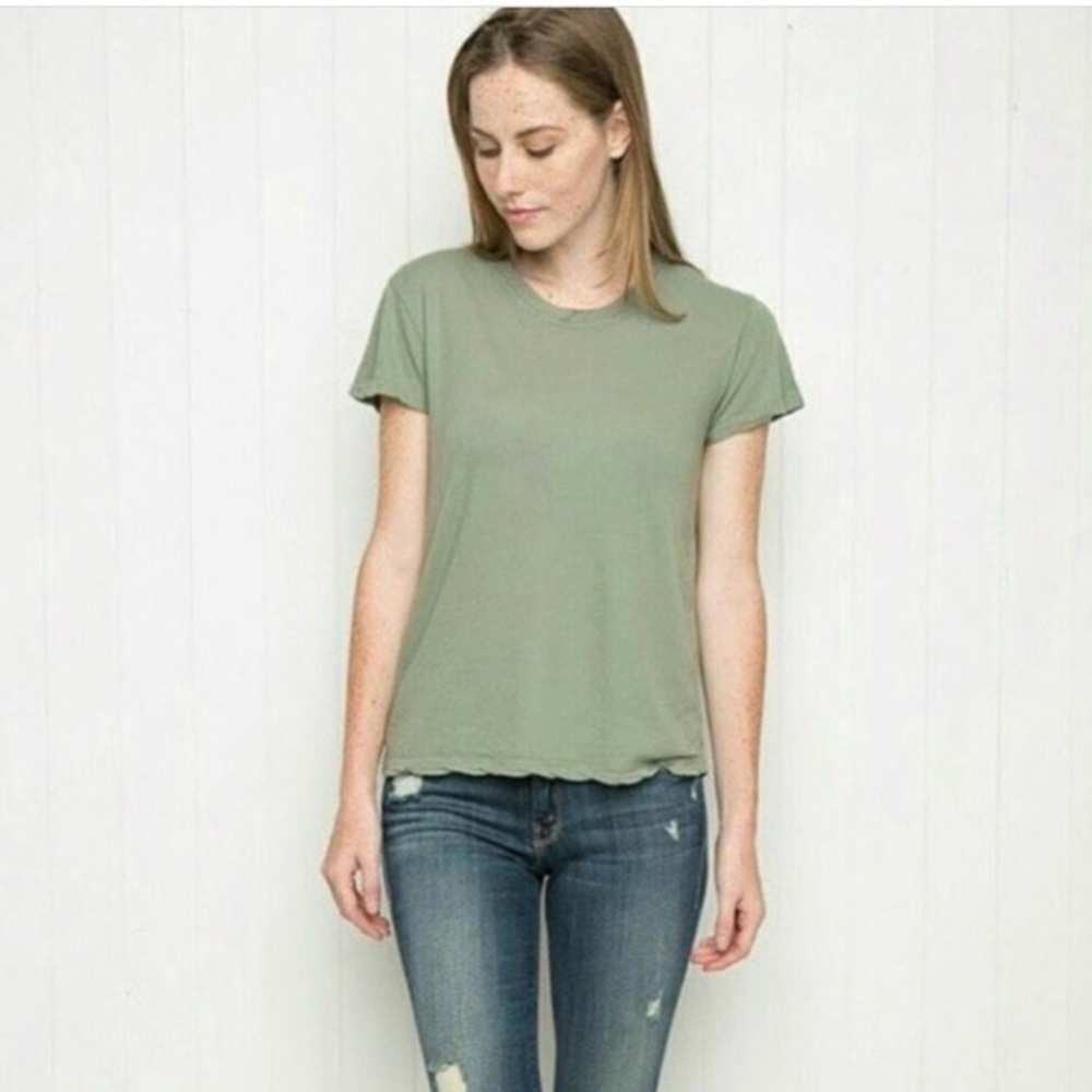 Brandy Melville Green Shirt